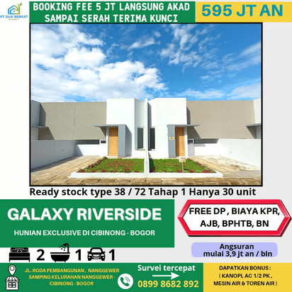 RUMAH EXLUSIVE TANPA DP DI CIBINONG