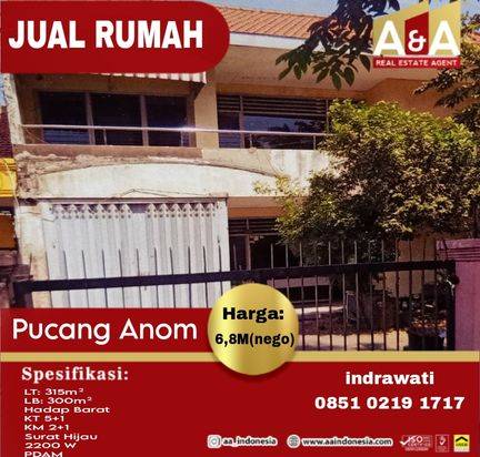 DIJUAL RUMAH WILAYAH SURABAYA TIMUR