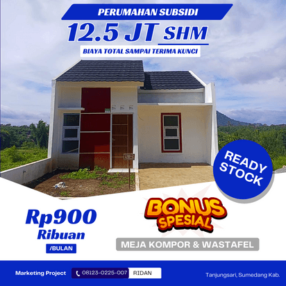 Rumah Subsidi Tanjungsari Angsuran Tetap Sampai Lunas