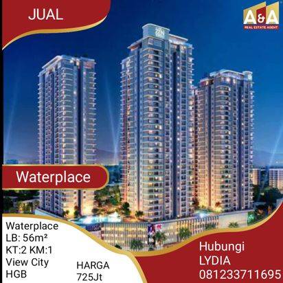 Dijual Apartemen Waterplace Surabaya Barat