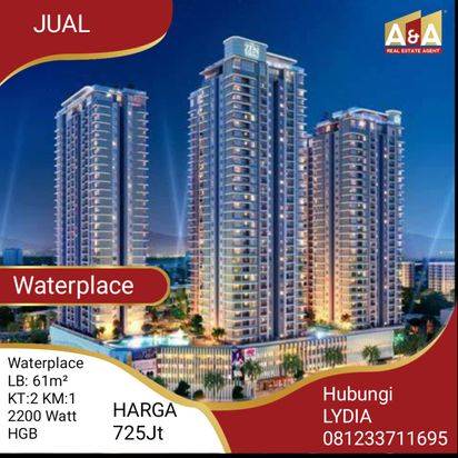 Dijual Apartemen Waterplace Surabaya Barat