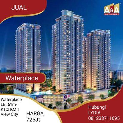 Dijual Penthouse Lantai 29 Waterplace Surabaya Barat