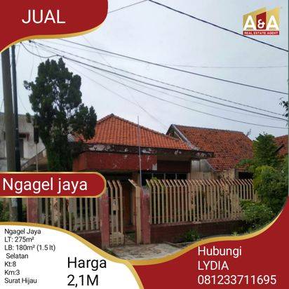 Dijual Rumah Ngagel Jaya 