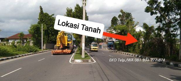 Tanah MURAH 10 Are Pinggir Jalan Kota Mataram Cocok untuk Gudang/Ruko