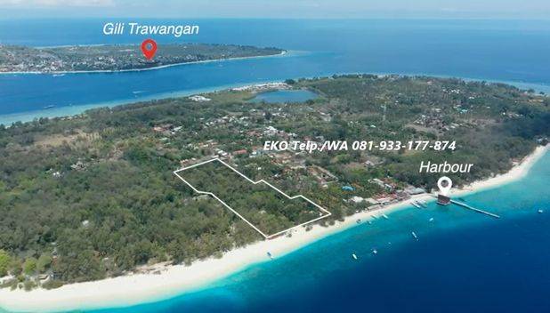 Dijual Tanah Tepi Pantai TERBAIK di Gili Meno Lombok