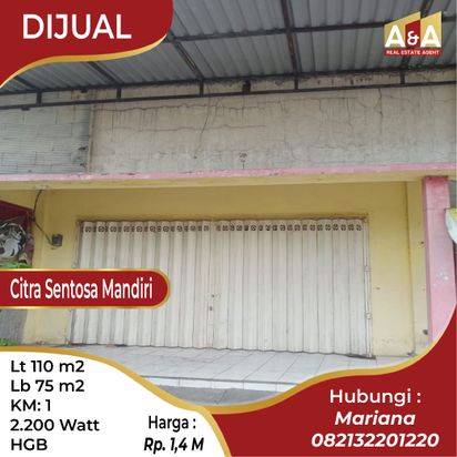 DIJUAL RUKO LOKASI SIDOARJO