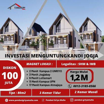 RUMAH IMPIAN DI MAGUWOHARJO DEKAT BANDARA ADISUCIPTO JOGJA