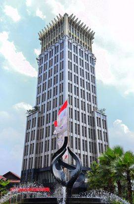 Gedung Perkantoran di Pusat Bisnis Jakarta Selatan Fasilitas Lengkap 