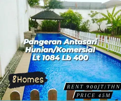 Rumah Luas 1084 Pangeran Antasari Kemang Bisa Komersial 