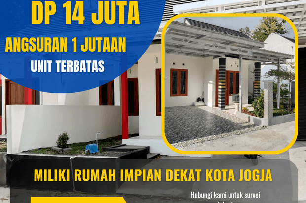 rumah selatan , kampus umy, DP 14 JUTA, LOKASI STRATEGIS