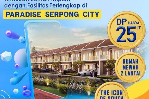 Rumah mewah 2 Lt Ready stock dalam kawasan kota Mandiri,di BSD 