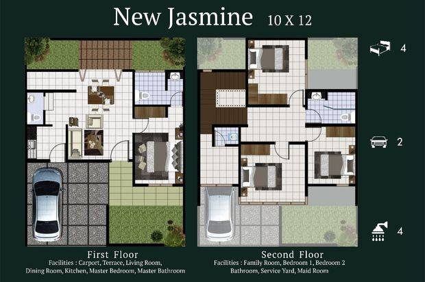  HUNIAN ELEGAN DI JL PARIS DESAIN MODERN DENGAN BERBAGAI MACAM FASILITAS CLUB HOUSE
