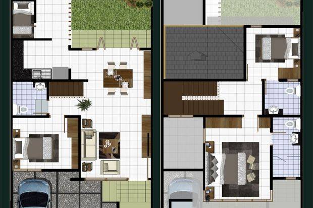  HUNIAN ELEGAN DI JL PARIS DESAIN MODERN DENGAN BERBAGAI MACAM FASILITAS CLUB HOUSE