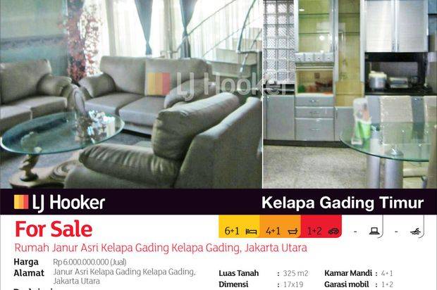 Rumah Janur Asri Kelapa Gading Kelapa Gading, Jakarta Utara