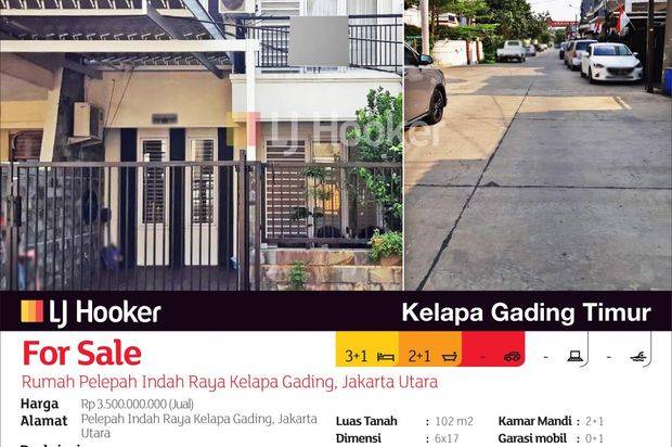 Rumah Pelepah Indah Raya Kelapa Gading, Jakarta Utara