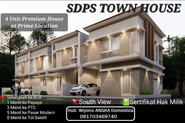 Rumah Townhouse Simpang Darmo Permai Surabaya