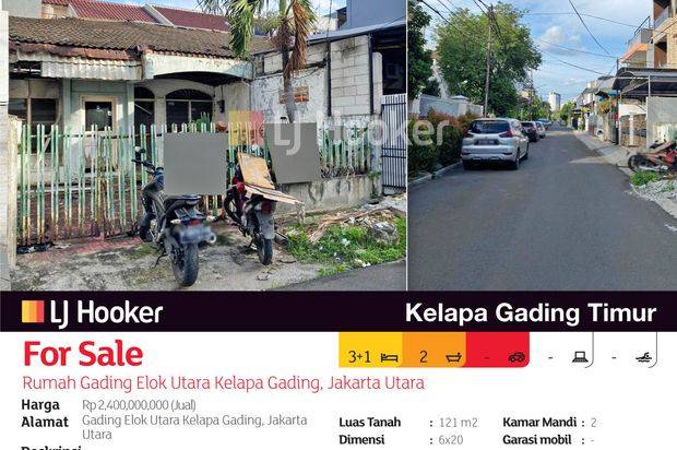 Rumah Gading Elok Utara Kelapa Gading, Jakarta Utara