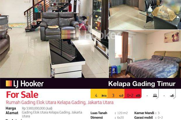 Rumah Gading Elok Utara Kelapa Gading, Jakarta Utara