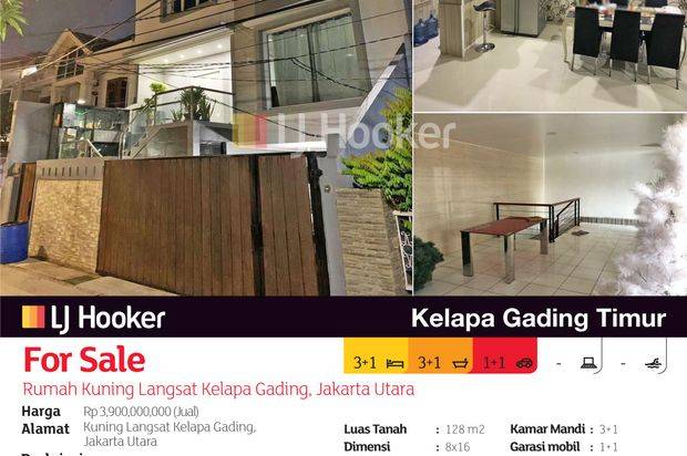 Rumah Kuning Langsat Kelapa Gading, Jakarta Utara