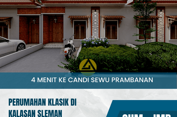 Dijual Rumah Dekat Candi Sewu Prambanan