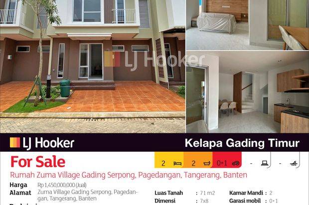 Rumah Zuma Village Gading Serpong, Tangerang, Banten