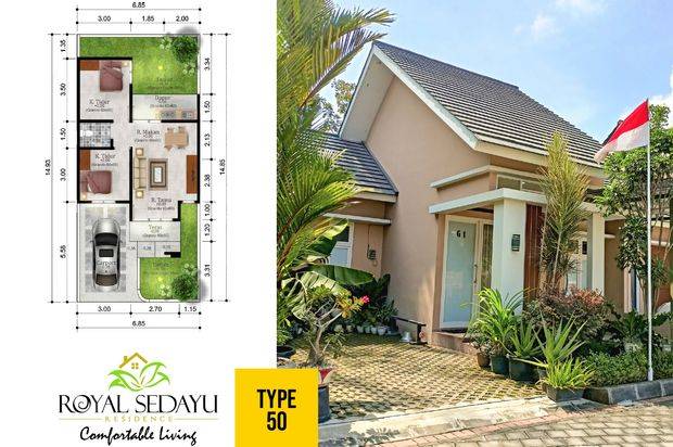 200 Meter Kampus MBY, Rumah Mewah, Harga Nego