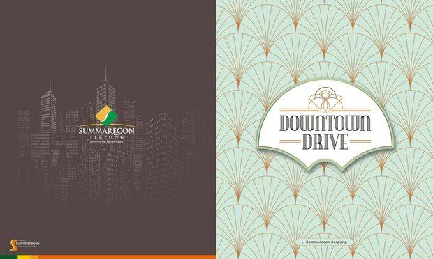 Downtown Drive Ruko Modern Terbaik di Summarecon Serpong