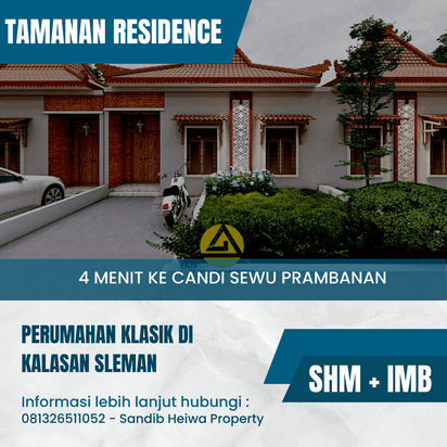 Dijual Rumah Joglo Modern di Kalasan Sleman