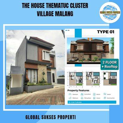 Hunian Dan Villa Mewah Modern Asri View 360⁰ Dekat Taman Dolan Batu 