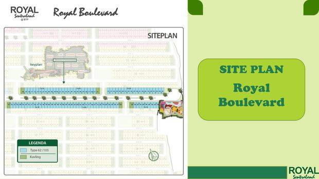 PMRS. Dijual Rumah Tipe 62/105 di Boulevard Royal Maros.