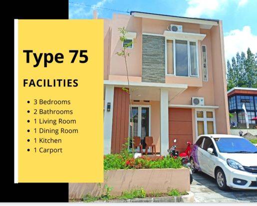 3 Kamar Tidur, 5 Km Kampus UMY, Rumah Di Jogja Dijual