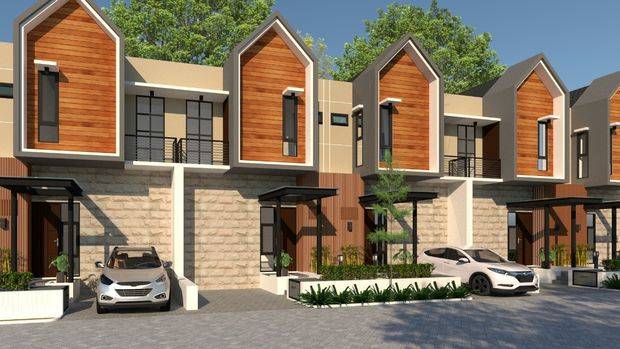 rumah mewah 2 lantai malang