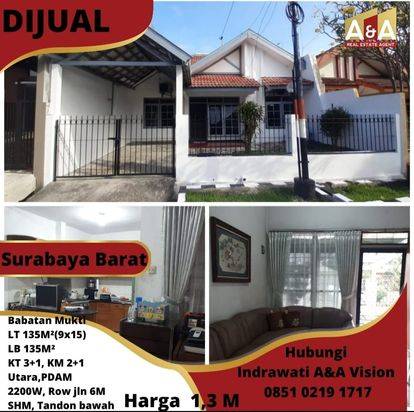 rumah surabaya barat