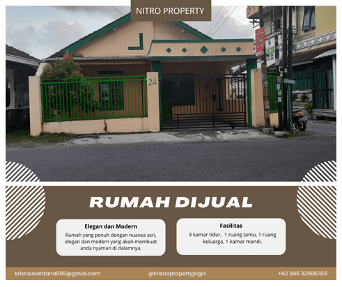 Rumah Siap Huni! Dekat Ambarukmo Plaza! Dekat RS Harjolukito!
