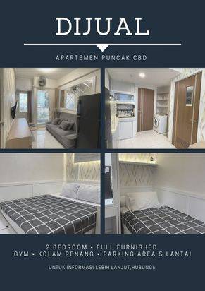 JUAL CEPAT FURNISH Apartemen Puncak CBD Wiyung Surabaya Barat