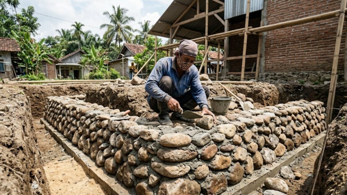 7 Kelebihan Pondasi Batu Kali untuk Konstruksi Rumah yang Kokoh 7 Kelebihan Pondasi Batu Kali untuk Konstruksi Rumah yang Kokoh