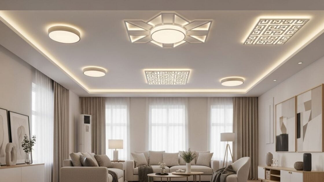 9 Desain Lampu Plafon Rumah Minimalis, Bikin Interior Elegan