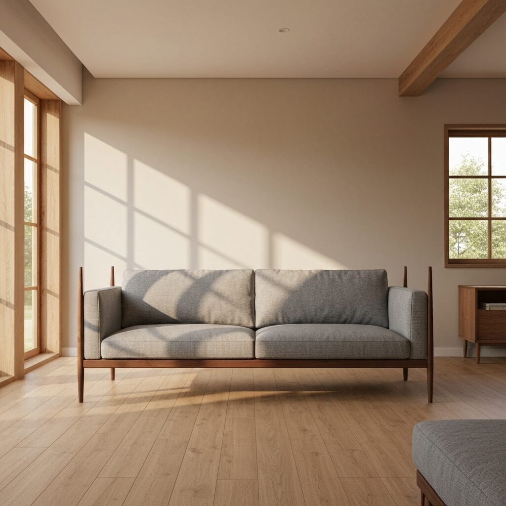 Model Sofa Minimalis dengan Kaki Tinggi