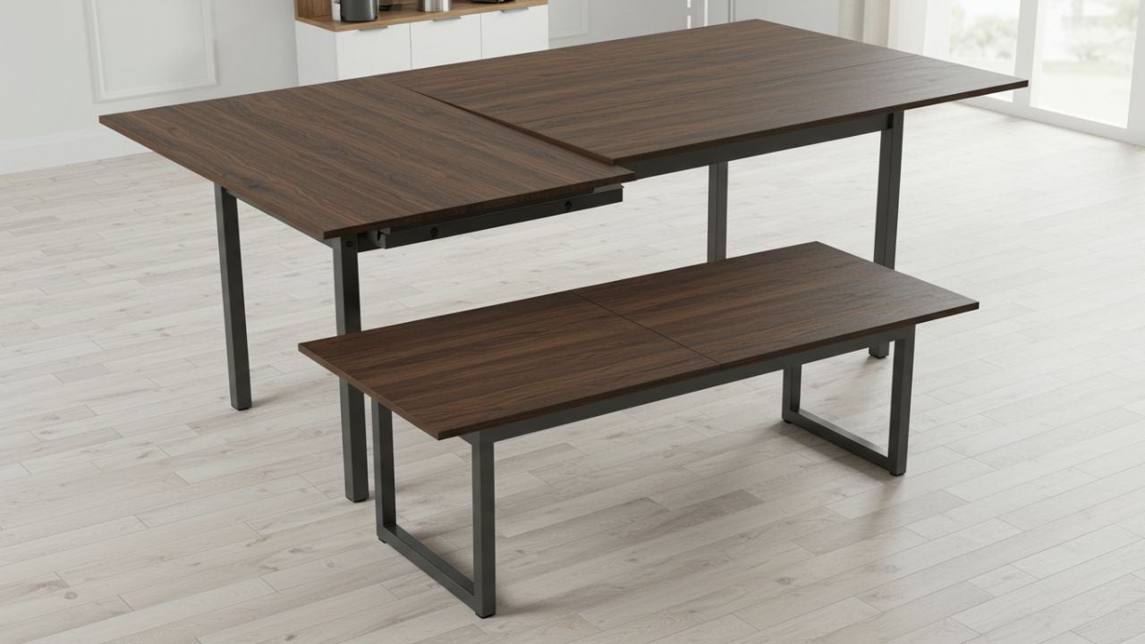 3. Meja yang Bisa Diperpanjang