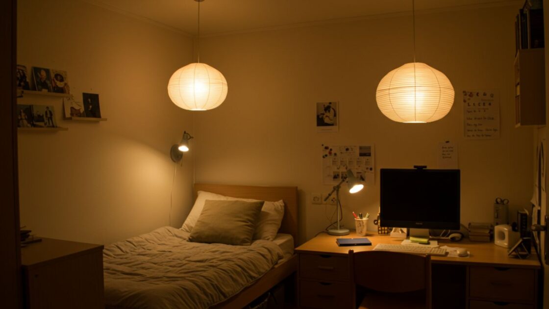9 Ide Dekorasi Lampu Hias Gantung untuk Kamar Kos yang Low Budget 9 Ide Dekorasi Lampu Hias Gantung untuk Kamar Kos yang Low Budget