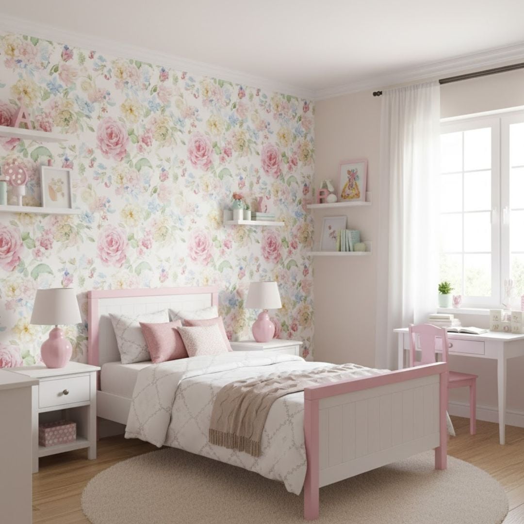 5. Kamar Anak Perempuan Bertema Kerajaan