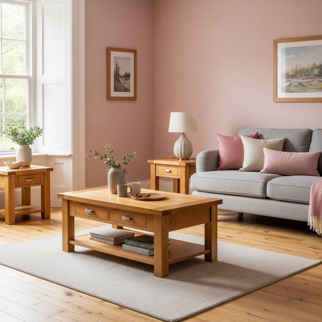 7. Kombinasikan dengan Furnitur dari Kayu