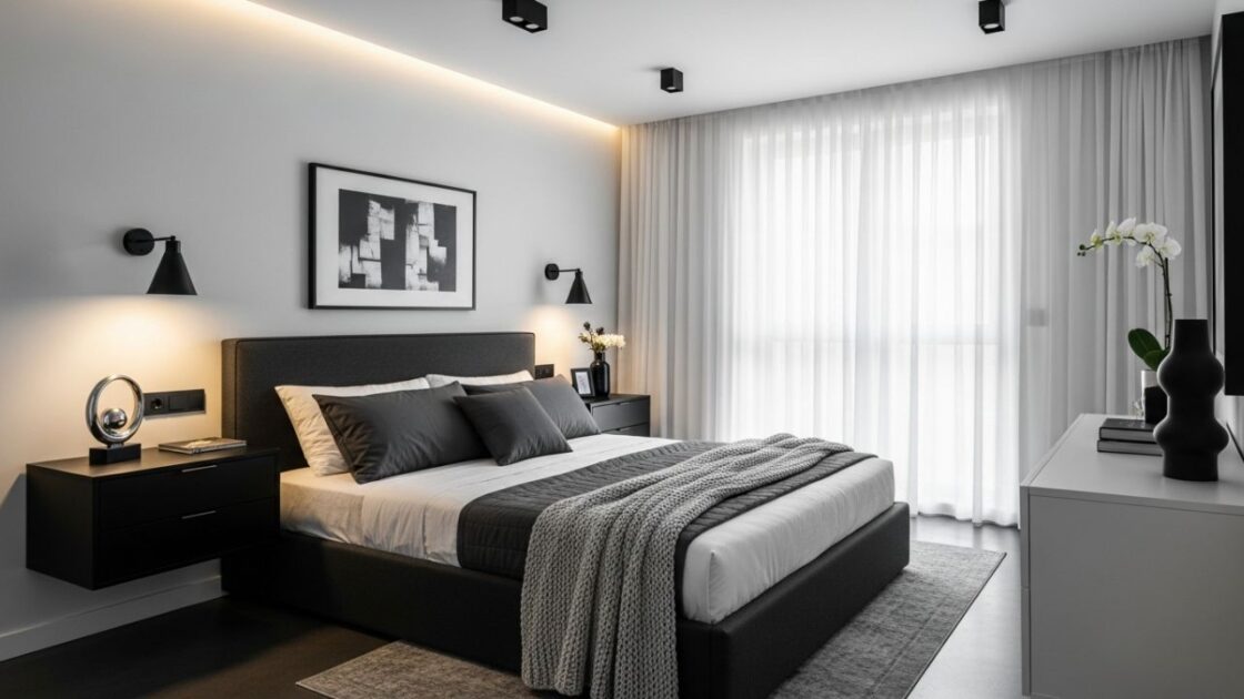 9 Ide Desain Kamar Monokrom Terbaik untuk Tampilan Elegan dan Modern 9 Ide Desain Kamar Monokrom Terbaik untuk Tampilan Elegan dan Modern