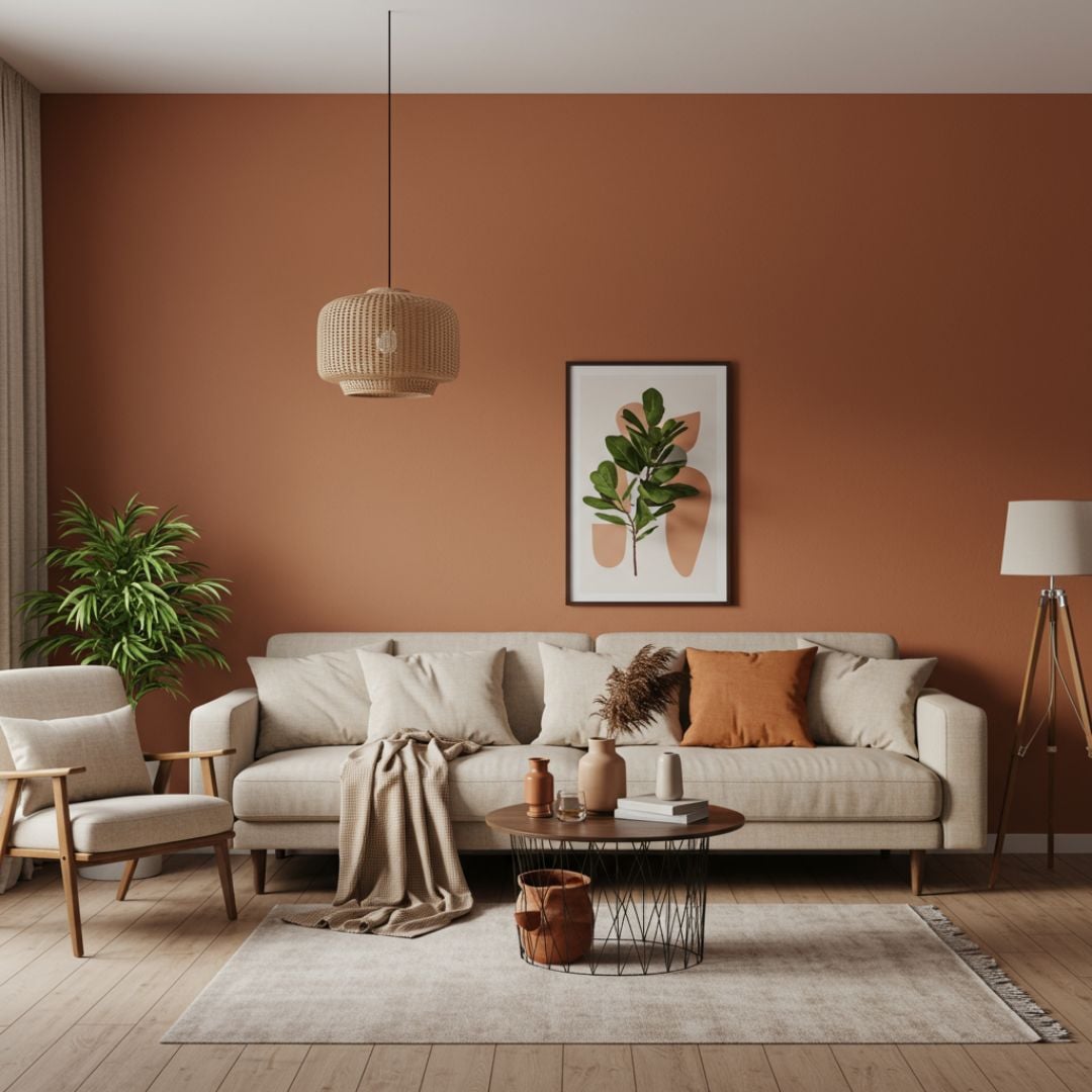 5. Tampak Lebih Menawan dengan Warna Terracotta