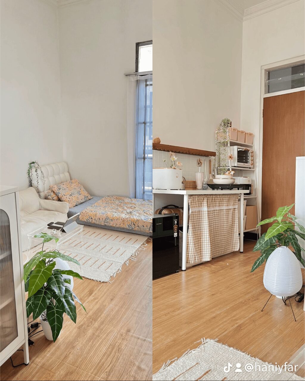 kamar kost nuansa natural
