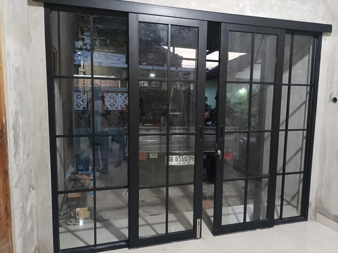 model pintu dan jendela geser aluminium