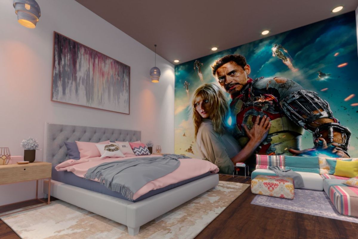 kamar anak tema iron man