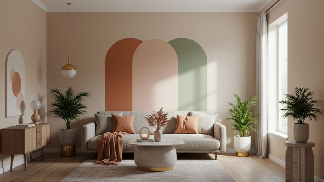 9 Ide Dekorasi Dinding Lengkung Arch Wall dari Cat yang Artistik