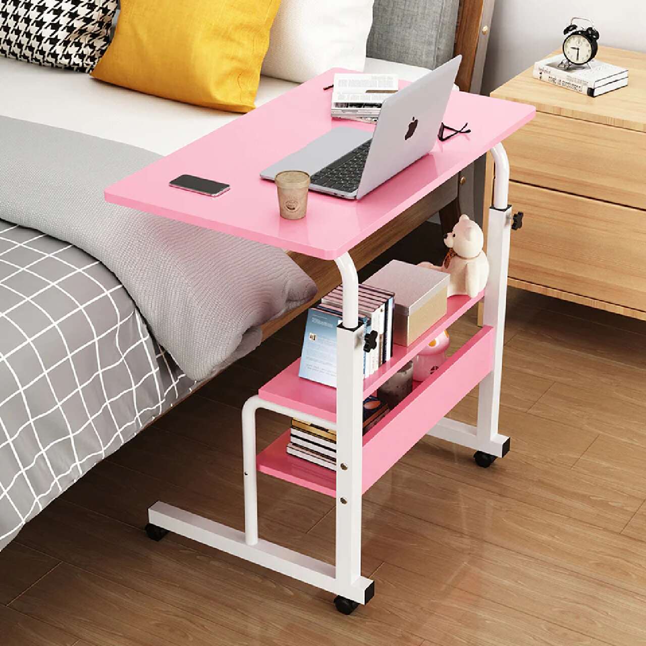 desain meja komputer portable