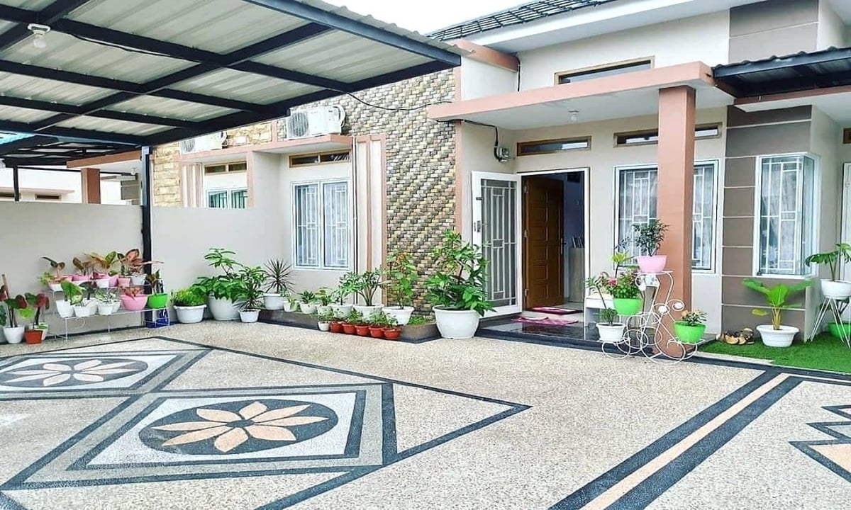 keramik pola bunga